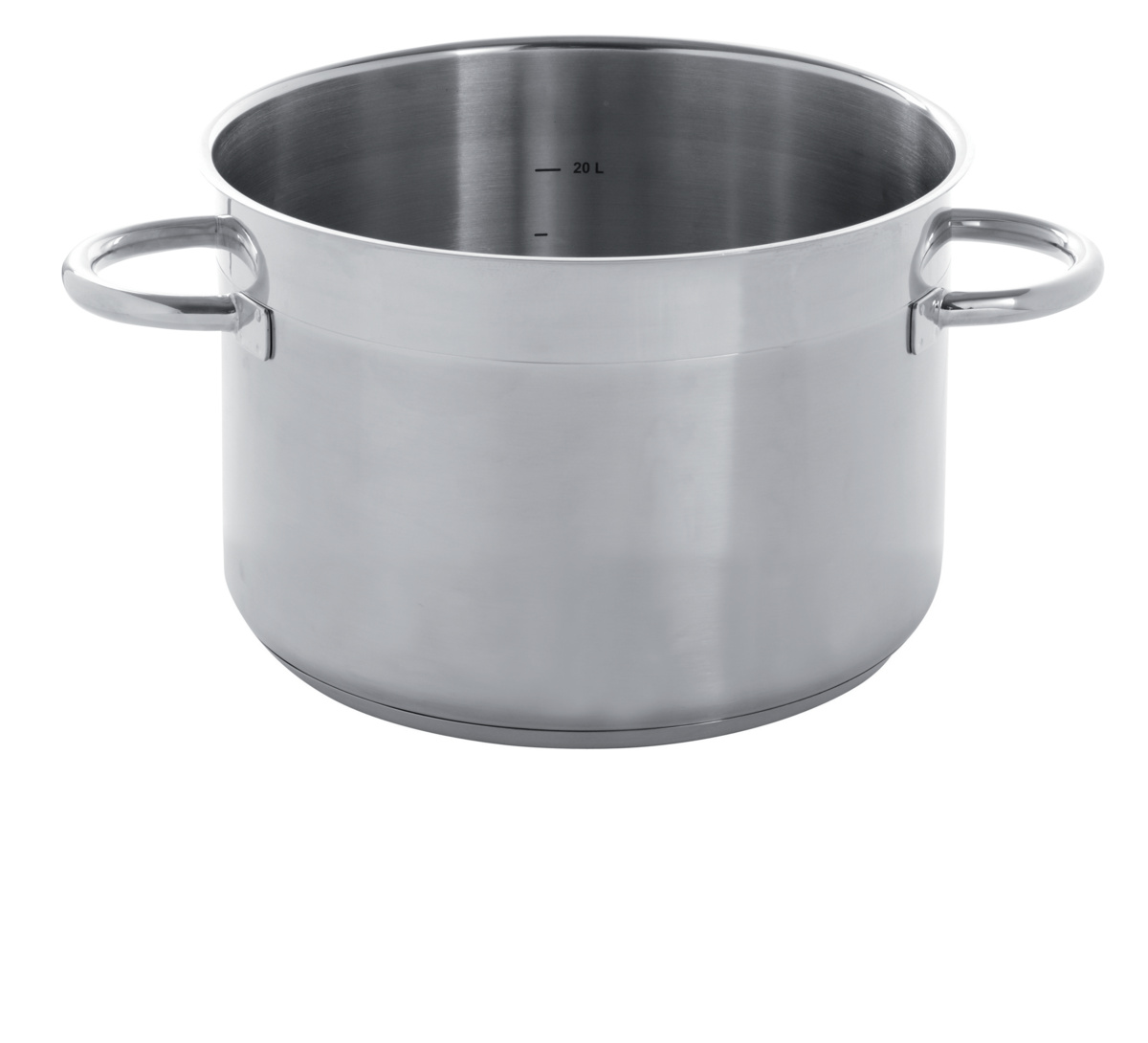 Edelstahl-Bräter Ohne Beschichtung Ohne Deckel Ø 32 cm 19 cm 15,2 L Qualiplus Pro.cooker