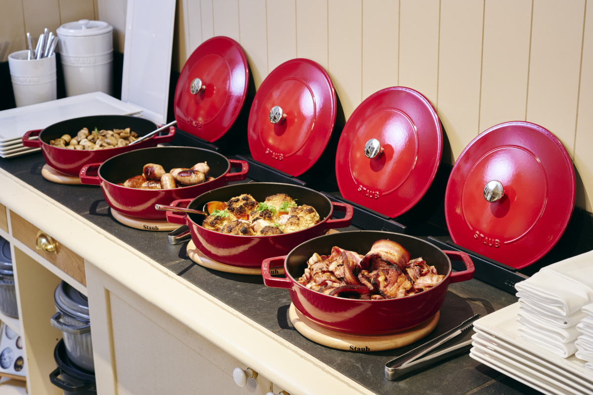 Edelstahl-Bratpfanne Ø 24 cm 11,6 cm 2,4 L Chistera Staub – No Own Brand – Detailansicht 2