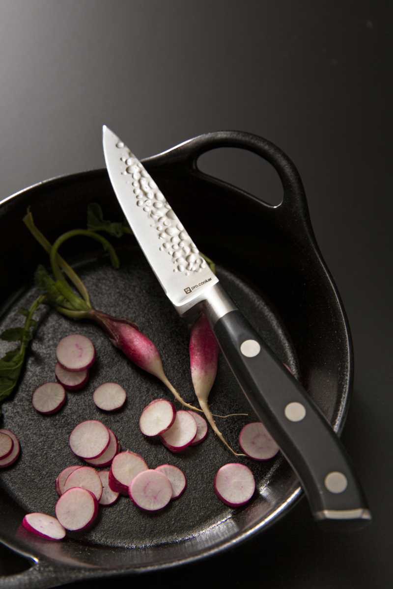 Officemesser 9 cm Edelstahl POM einfarbig Okito Pro.cooker