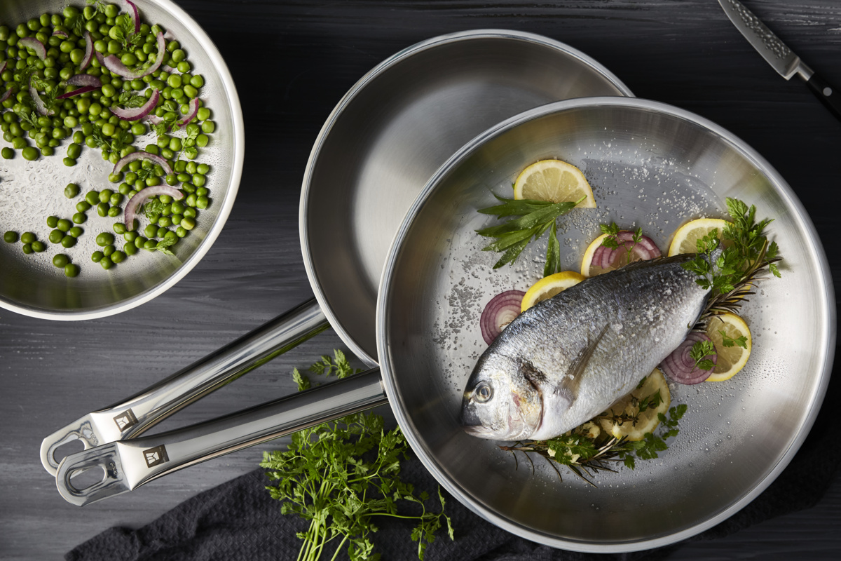 Edelstahlpfanne Ø 28 cm 5,5 cm Qualiplus Pro.cooker