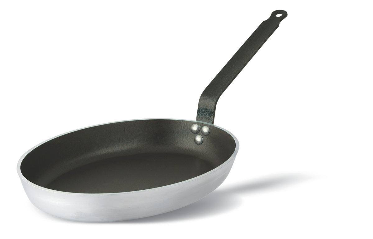Runde Aluminium-Pfanne Antihaftbeschichtung Ø 32 cm 5,5 cm Pro.cooker