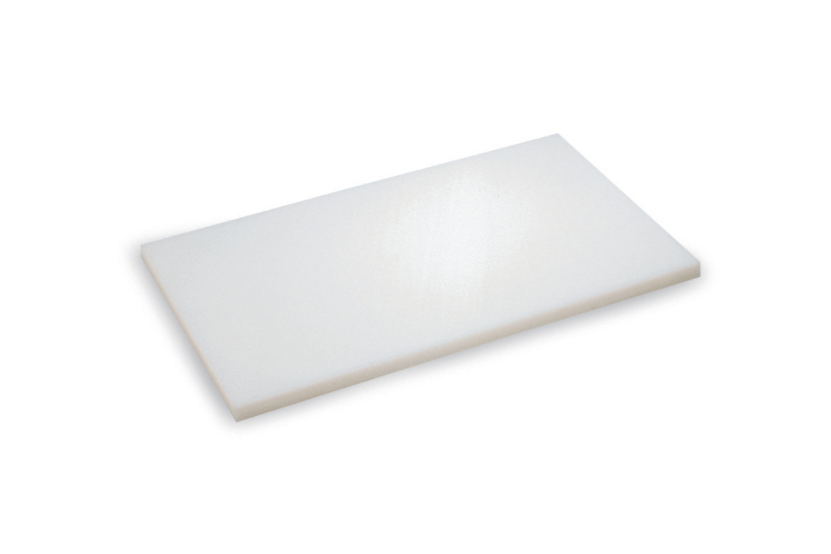 Schneidebrett aus hochdichtem Polyethylen (HDPE) weiß 53x32,5 cm GN 1/1 Ohne Saftrille Nicht wendbar Pro.cooker