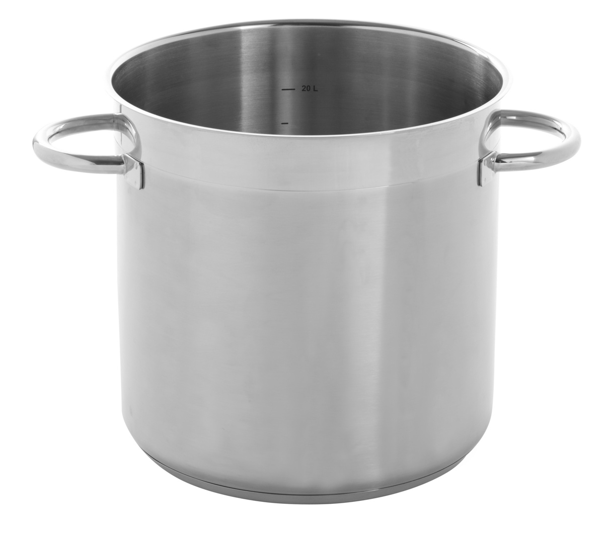 Edelstahl-Topf Ohne Beschichtung Ohne Deckel Ø 32 cm 32 cm 25 L Qualiplus Pro.cooker