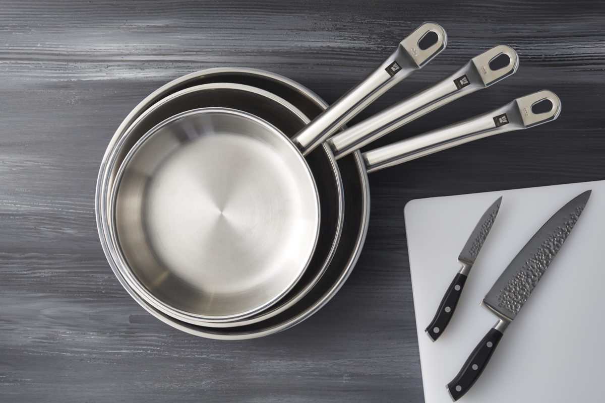 Edelstahlpfanne Ø 28 cm 5,5 cm Qualiplus Pro.cooker