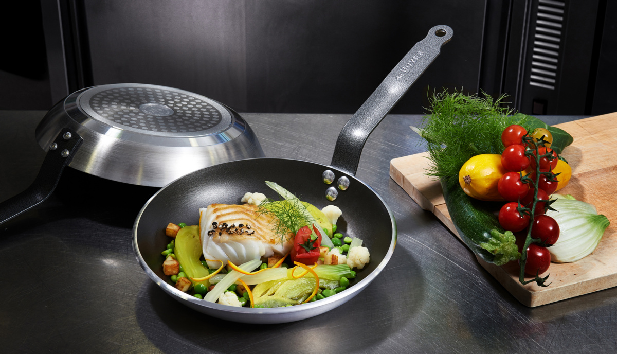 Runde Aluminium-Pfanne Antihaftbeschichtung Ø 24 cm Choc Resto Induction De Buyer – No Own Brand – Detailansicht 7