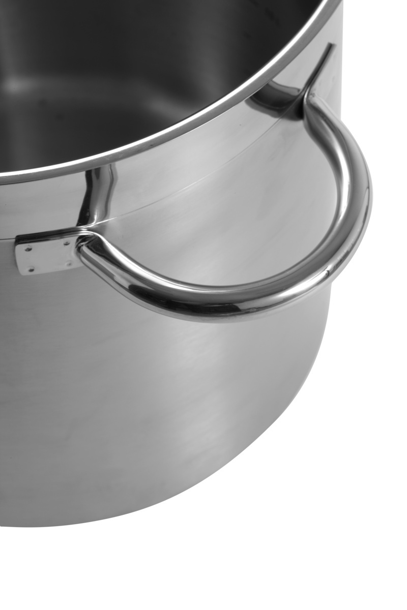 Edelstahl-Bratentopf Ohne Beschichtung Ohne Deckel Ø 45 cm 17 cm 27 L Qualiplus Pro.cooker