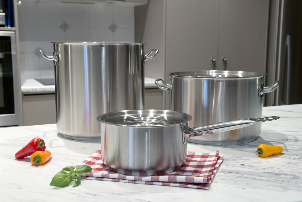 Catering-Topf aus Edelstahl Ohne Beschichtung Ohne Deckel Ø 24 cm 24 cm 10 L Ecoplus Pro.cooker