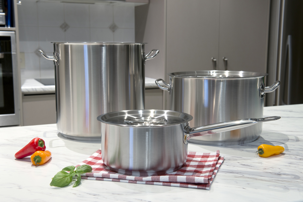 Edelstahltopf Ohne Beschichtung Ohne Deckel Ø 36 cm 18 cm 18 L Ecoplus Pro.cooker