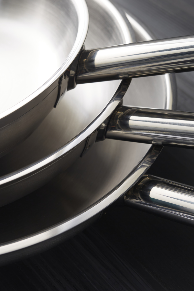 Edelstahlpfanne Ø 28 cm 5,5 cm Qualiplus Pro.cooker