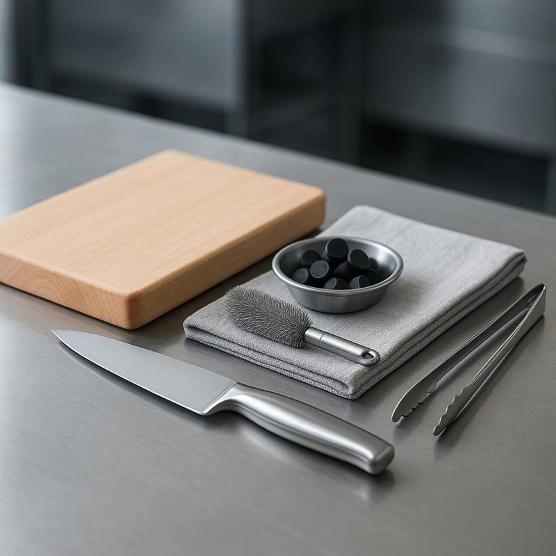 Stopper fuer Schneidebretter und Schneideplatten für Gastronomie und Großküchen