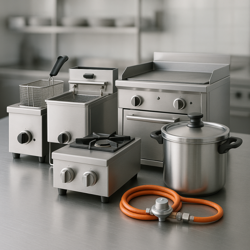Gas aus dem Bereich Fritteusen – für Gastronomie und Großküchen